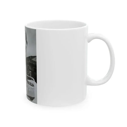 Elaine Stewart #122 (Vintage Female Icon) White Coffee Mug - Go Mug Yourself