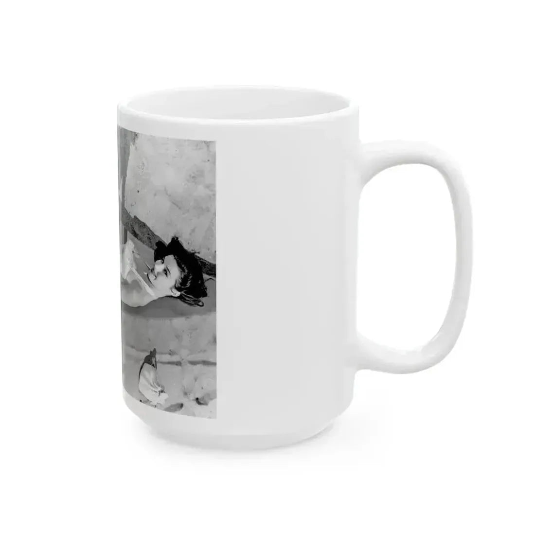 Elaine Stewart #129 (Vintage Female Icon) White Coffee Mug - Go Mug Yourself