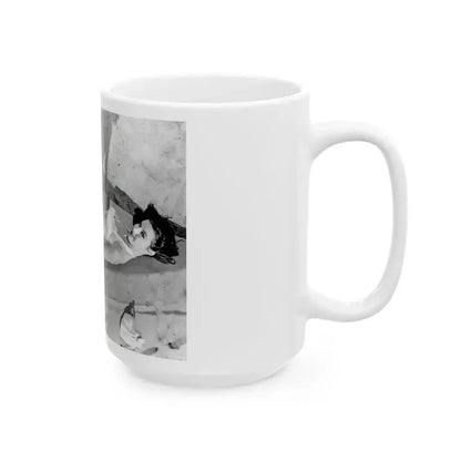 Elaine Stewart #129 (Vintage Female Icon) White Coffee Mug - Go Mug Yourself