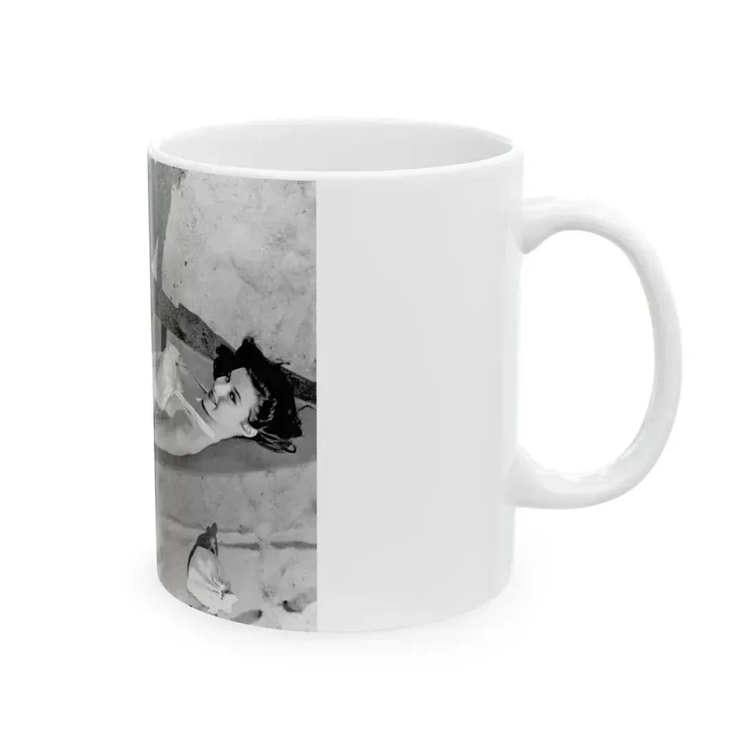 Elaine Stewart #129 (Vintage Female Icon) White Coffee Mug - Go Mug Yourself