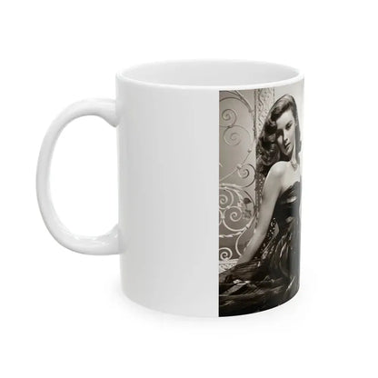 Elaine Stewart #132 (Vintage Female Icon) White Coffee Mug - Go Mug Yourself