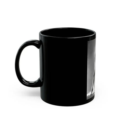 Elaine Stewart #139 (Vintage Female Icon) Black Coffee Mug - Go Mug Yourself