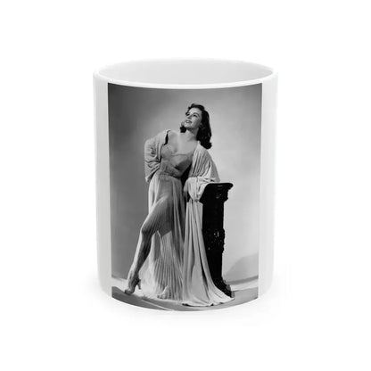 Elaine Stewart #139 (Vintage Female Icon) White Coffee Mug 11oz - Go Mug Yourself