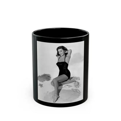 Elaine Stewart #141 (Vintage Female Icon) Black Coffee Mug 11oz - Go Mug Yourself