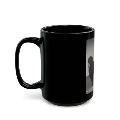 Elaine Stewart #142 (Vintage Female Icon) Black Coffee Mug - Go Mug Yourself