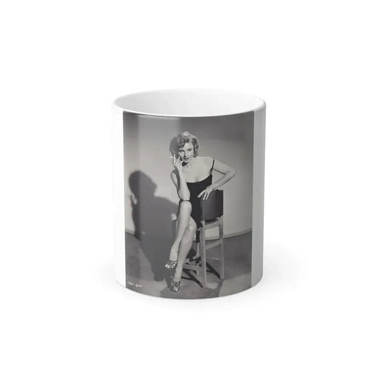 Elaine Stewart #142 (Vintage Female Icon) Color Changing Coffee Mug 11oz - Go Mug Yourself