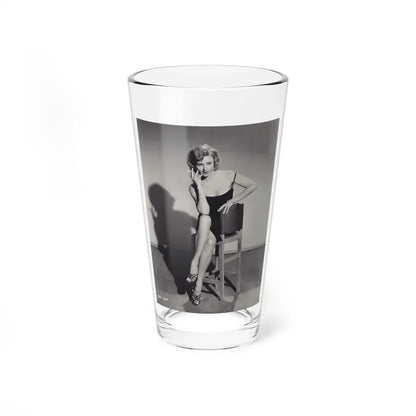 Elaine Stewart #142 (Vintage Female Icon) Pint Glass 16oz 16oz - Go Mug Yourself