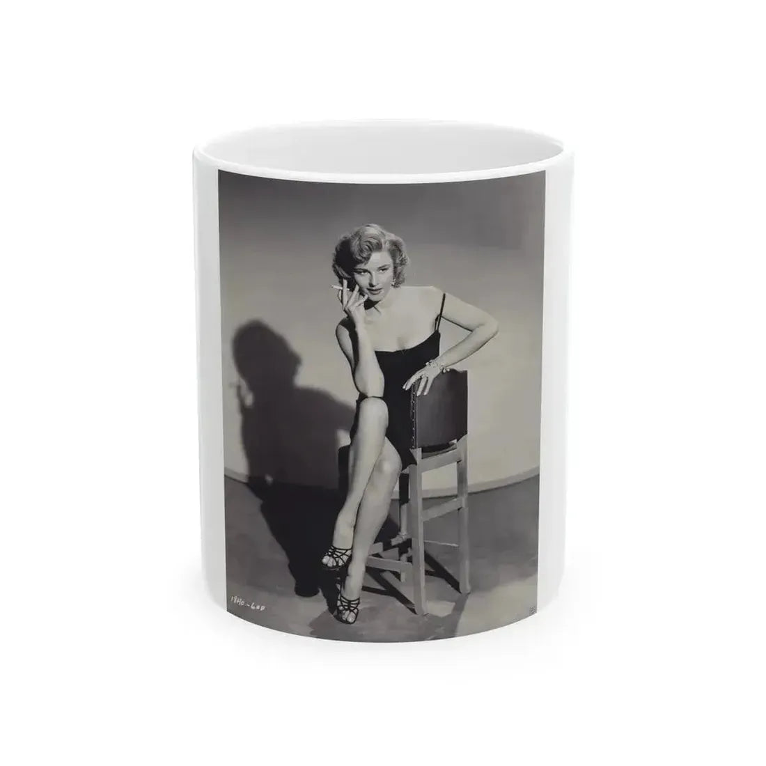 Elaine Stewart #142 (Vintage Female Icon) White Coffee Mug 11oz - Go Mug Yourself