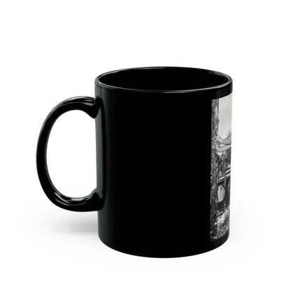 Elaine Stewart #143 (Vintage Female Icon) Black Coffee Mug - Go Mug Yourself