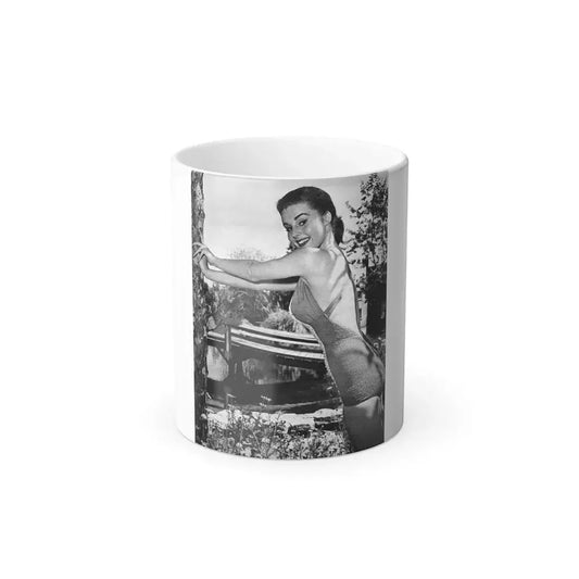 Elaine Stewart #143 (Vintage Female Icon) Color Changing Coffee Mug 11oz - Go Mug Yourself