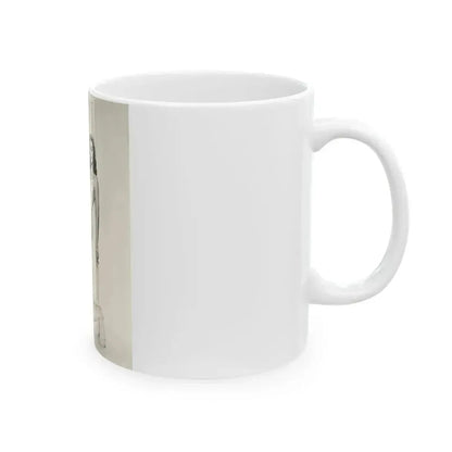 Elaine Stewart #144 (Vintage Female Icon) White Coffee Mug - Go Mug Yourself