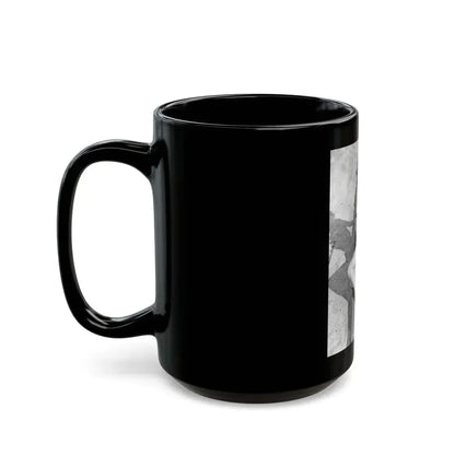 Elaine Stewart #145 (Vintage Female Icon) Black Coffee Mug - Go Mug Yourself