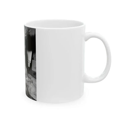 Elaine Stewart #147 (Vintage Female Icon) White Coffee Mug - Go Mug Yourself