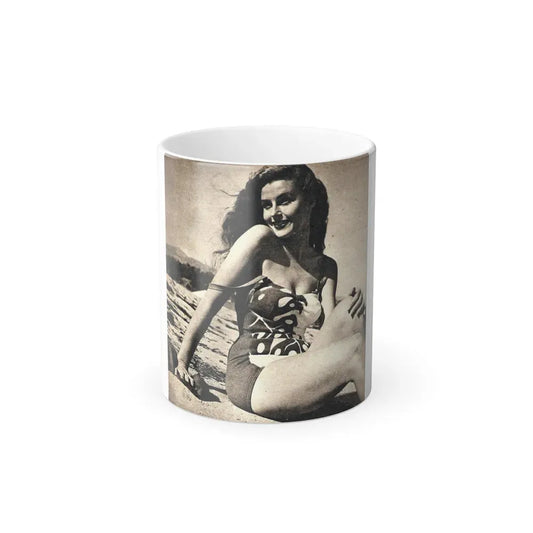 Elaine Stewart #155 (Vintage Female Icon) Color Changing Coffee Mug 11oz - Go Mug Yourself