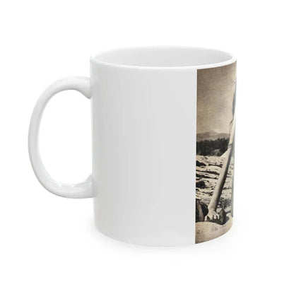 Elaine Stewart #155 (Vintage Female Icon) White Coffee Mug - Go Mug Yourself