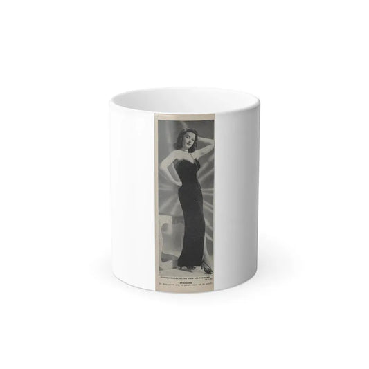 Elaine Stewart #161 1 (Vintage Female Icon) Color Changing Coffee Mug 11oz - Go Mug Yourself