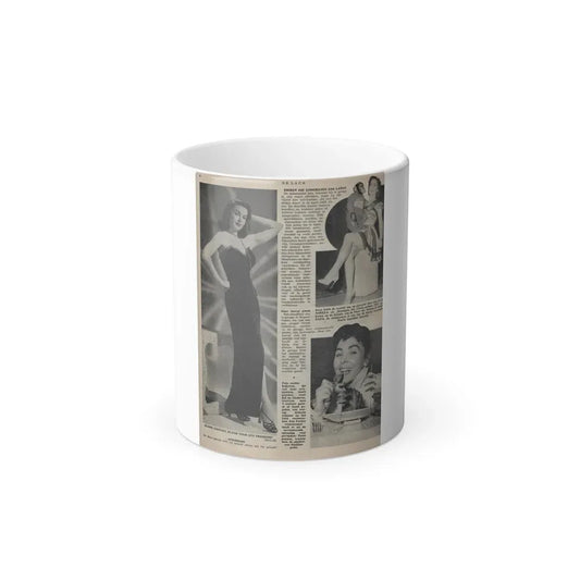 Elaine Stewart #161 (Vintage Female Icon) Color Changing Coffee Mug 11oz - Go Mug Yourself