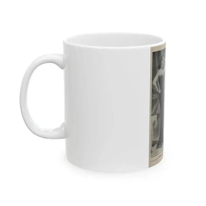 Elaine Stewart #161 (Vintage Female Icon) White Coffee Mug - Go Mug Yourself