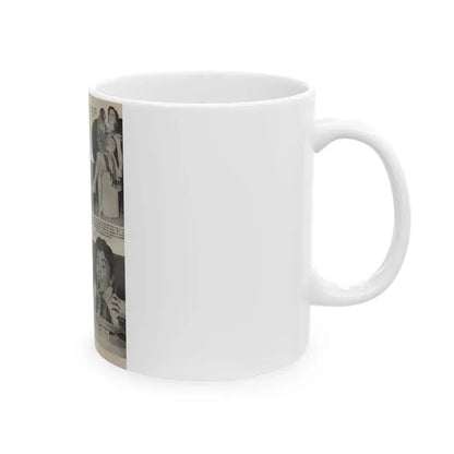 Elaine Stewart #161 (Vintage Female Icon) White Coffee Mug - Go Mug Yourself