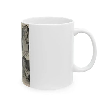 Elaine Stewart #161 (Vintage Female Icon) White Coffee Mug - Go Mug Yourself