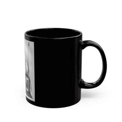 Elaine Stewart #165 - Negative Struck B&W 8x10 50's Era Full Body 1 Piece Swimsuit Cheesecake HQ Photo (Vintage Female Icon) Black Coffee Mug - Go Mug Yourself
