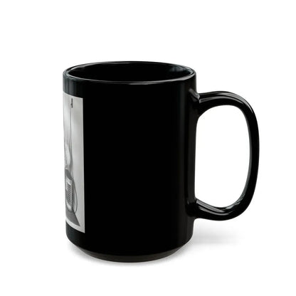 Elaine Stewart #165 - Negative Struck B&W 8x10 50's Era Full Body 1 Piece Swimsuit Cheesecake HQ Photo (Vintage Female Icon) Black Coffee Mug - Go Mug Yourself