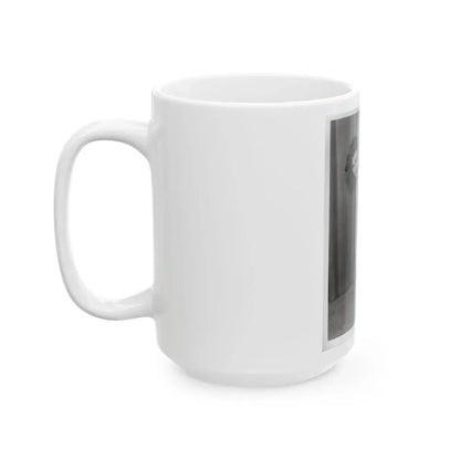 Elaine Stewart #165 - Negative Struck B&W 8x10 50's Era Full Body 1 Piece Swimsuit Cheesecake HQ Photo (Vintage Female Icon) White Coffee Mug - Go Mug Yourself