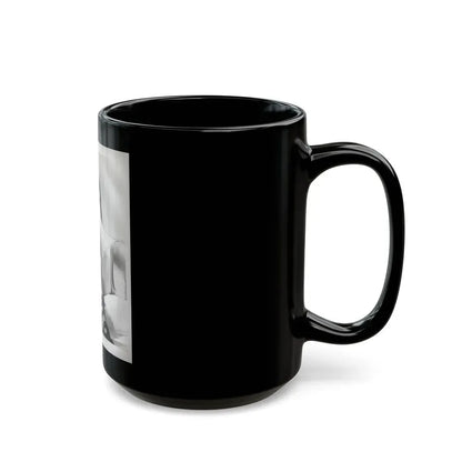 Elaine Stewart #167 - Negative Struck B&W 8x10 50's Head & Upper Body Body 1 Piece Swimsuit Cheesecake HQ Photo (Vintage Female Icon) Black Coffee Mug - Go Mug Yourself
