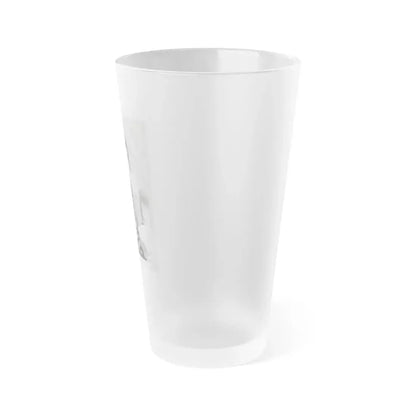 Elaine Stewart #167 - Negative Struck B&W 8x10 50's Head & Upper Body Body 1 Piece Swimsuit Cheesecake HQ Photo (Vintage Female Icon) Frosted Pint Glass 16oz - Go Mug Yourself