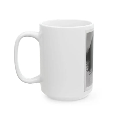 Elaine Stewart #167 - Negative Struck B&W 8x10 50's Head & Upper Body Body 1 Piece Swimsuit Cheesecake HQ Photo (Vintage Female Icon) White Coffee Mug - Go Mug Yourself