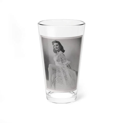 Elaine Stewart #168 - Negative Struck B&W 8x10 50's Era Full Body Glamour Dress HQ Photo (Vintage Female Icon) Pint Glass 16oz 16oz - Go Mug Yourself
