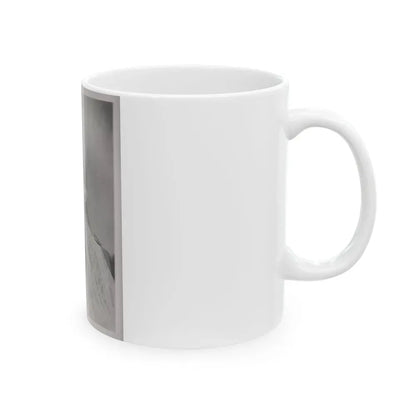 Elaine Stewart #168 - Negative Struck B&W 8x10 50's Era Full Body Glamour Dress HQ Photo (Vintage Female Icon) White Coffee Mug - Go Mug Yourself