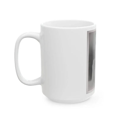 Elaine Stewart #168 - Negative Struck B&W 8x10 50's Era Full Body Glamour Dress HQ Photo (Vintage Female Icon) White Coffee Mug - Go Mug Yourself