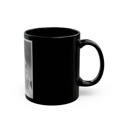 Elaine Stewart #169 - Negative Struck B&W 8x10 50's Era Full Body Glamour Dress HQ Photo (Vintage Female Icon) Black Coffee Mug - Go Mug Yourself
