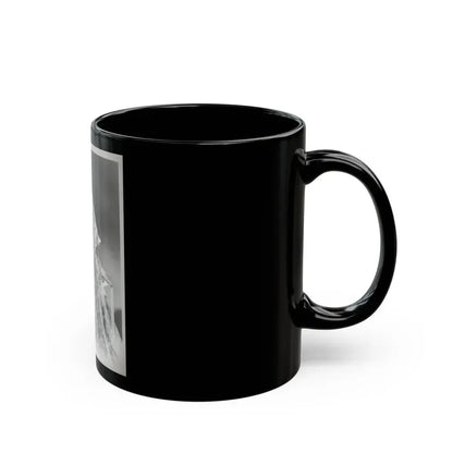 Elaine Stewart #169 - Negative Struck B&W 8x10 50's Era Full Body Glamour Dress HQ Photo (Vintage Female Icon) Black Coffee Mug - Go Mug Yourself