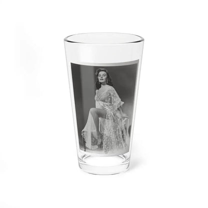 Elaine Stewart #169 - Negative Struck B&W 8x10 50's Era Full Body Glamour Dress HQ Photo (Vintage Female Icon) Pint Glass 16oz 16oz - Go Mug Yourself