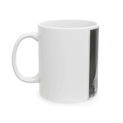 Elaine Stewart #169 - Negative Struck B&W 8x10 50's Era Full Body Glamour Dress HQ Photo (Vintage Female Icon) White Coffee Mug - Go Mug Yourself