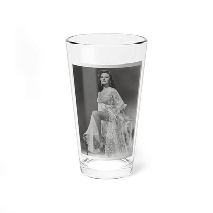 Elaine Stewart #169 - Negative Struck B&W 8x10 50's Era Full Body Glamour Dress HQ Photo (Vintage Female Icon) Pint Glass 16oz-16oz-Go Mug Yourself