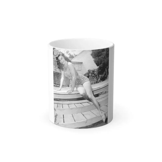 Elaine Stewart #177 (Vintage Female Icon) Color Changing Coffee Mug 11oz - Go Mug Yourself