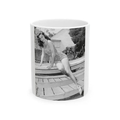 Elaine Stewart #177 (Vintage Female Icon) White Coffee Mug 11oz - Go Mug Yourself