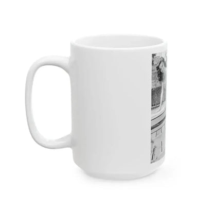 Elaine Stewart #177 (Vintage Female Icon) White Coffee Mug - Go Mug Yourself