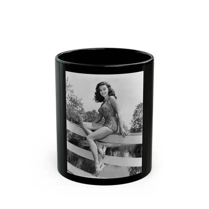 Elaine Stewart #178 (Vintage Female Icon) Black Coffee Mug 11oz - Go Mug Yourself