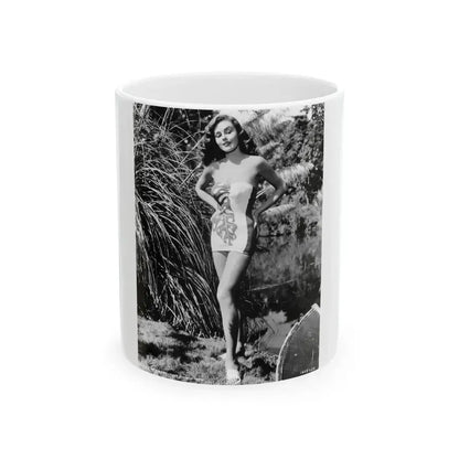Elaine Stewart #179 (Vintage Female Icon) White Coffee Mug 11oz - Go Mug Yourself