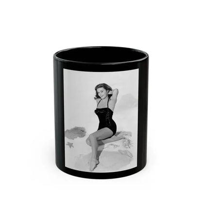 Elaine Stewart #23 1 (Vintage Female Icon) Black Coffee Mug 11oz - Go Mug Yourself