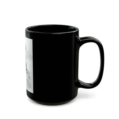 Elaine Stewart #23 1 (Vintage Female Icon) Black Coffee Mug - Go Mug Yourself