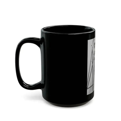 Elaine Stewart #31 (Vintage Female Icon) Black Coffee Mug - Go Mug Yourself