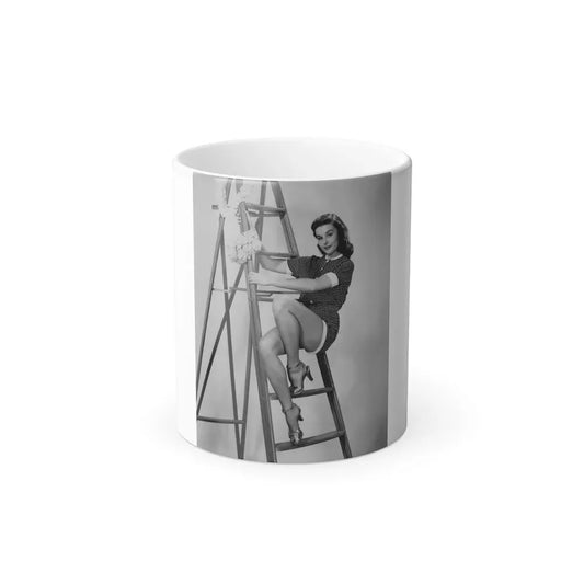 Elaine Stewart #31 (Vintage Female Icon) Color Changing Coffee Mug 11oz - Go Mug Yourself