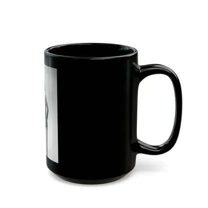 Elaine Stewart #32 (Vintage Female Icon) Black Coffee Mug - Go Mug Yourself