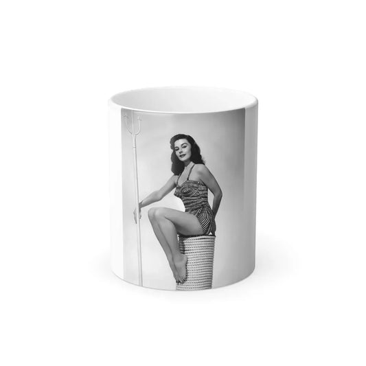 Elaine Stewart #32 (Vintage Female Icon) Color Changing Coffee Mug 11oz - Go Mug Yourself