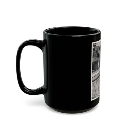 Elaine Stewart #65 (Vintage Female Icon) Black Coffee Mug - Go Mug Yourself